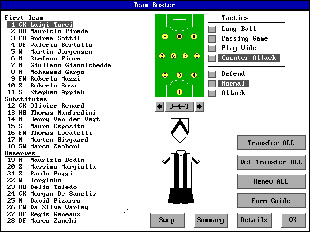 Allenatore - Italian Football Manager II Screenshot